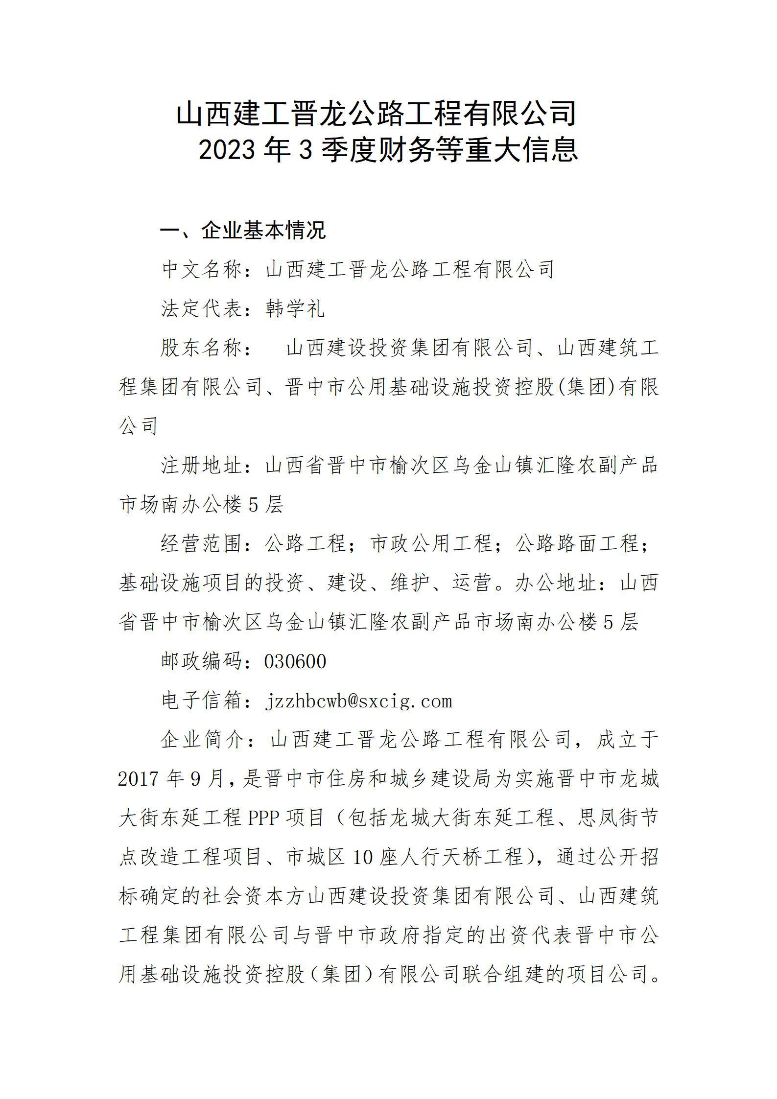 ɽ������������·�������޹�˾2023��3���Ȳ�����ش���Ϣ